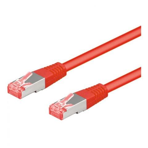 ICOC U6AG-010-RE - Cavo di rete Patch in Rame Cat. 6A Rosso UTP 1 mt - Foto 1