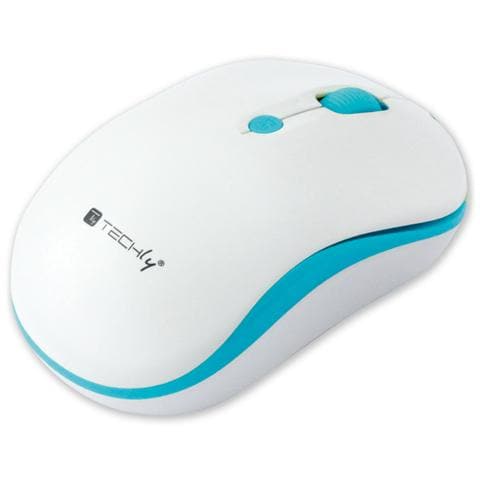 IM 1600-WT-WBW - Mouse Wireless 2.4GHz 800-1600 dpi Bianco / Azzurro - Foto 6