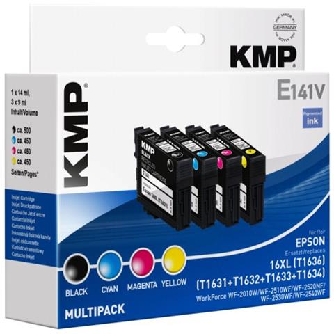 E141V Multipack BK / C / M / Y compatibile con Epson T 163 - Foto 1