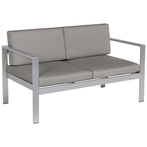 Set Divani Da Giardino Con Tavolino In Alluminio Grigio Scuro Salerno - Foto 31