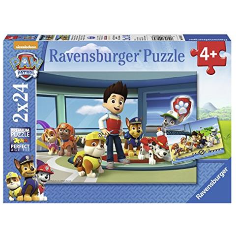 RVB09085 Paw Patrol - Puzzle 2x24 Pezzi Quartier Generale (C) - Foto 1