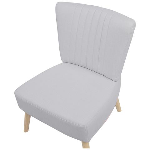 Poltrona In Tessuto Grigio Vaasa - Foto 21