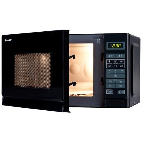 R-242 BKW forno a microonde Nero Solo microonde Superficie piana 20 L 800 W - Foto 2
