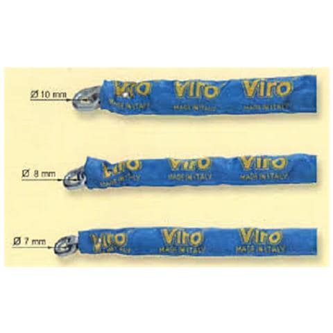 333.10.120 Catena Sicurezza Maglia Quadra 10x120 Acciaio Antitaglio Rivestito Tessuto - Foto 1