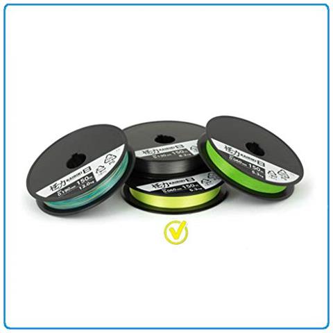 Kairiki 8, 300 Meter, Giallo, 0.190mm / 12.0kg, Filo Da Pesca Intrecciato, 59wpla68r34 - Foto 2