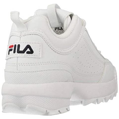 Distruptor Scarpe Sneakers Pelle Bianco Unisex Bianco 37 - Foto 2