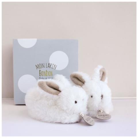 Lapin - Ciabattine Con Sonaglio Taupe 0-6 Mesi - Foto 1