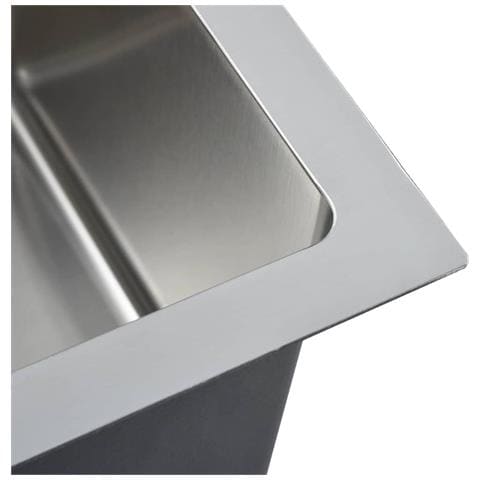 Lavello da Cucina Lavorato a Mano in Acciaio Inox - Foto 9