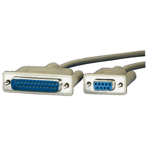 Serial Printer Cable, DB9 F - DB25 M 3 m - Foto 1