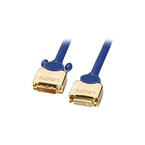 DVI-D Premium Gold Dual Link 3.0m 3m DVI-D DVI-D Blu cavo DVI - Foto 1
