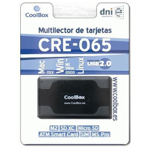 CRE-065, Memory Stick (MS) , microSDXC, miniSD, MMC, MS Duo, MS Micro (M2) , MS PRO Duo, SD, SDHC, SDXC, USB 2.0, Nero, USB, USB - Foto 1