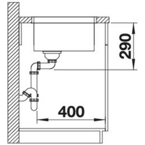 Lavello Da Incasso 45 Cm In Acciaio Inox - 522963 - Foto 3