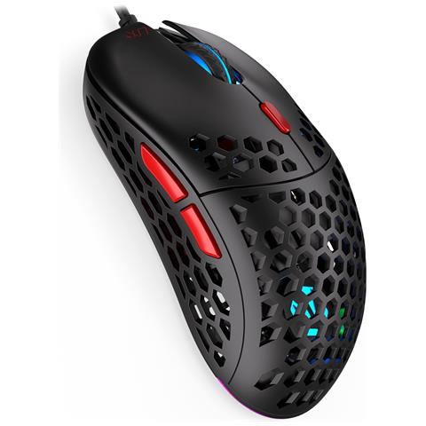 LIX Plus mouse Gaming Mano destra USB tipo-C Ottico 19000 DPI - Foto 1