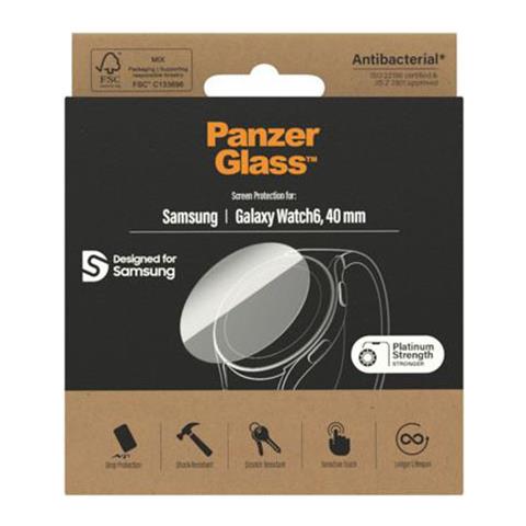 Samsung Galaxy Watch 6 40 Mm Protezione Schermo In Vetro Temperato, Trasparente - Foto 8