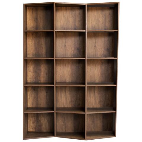 Libreria Moderna Trek 3 Elementi Noce - Foto 2