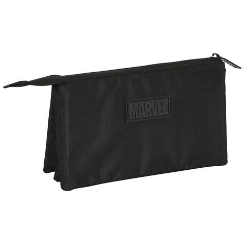 Portaoggetti Triplo Capitán América Nero (22 X 12 X 3 Cm) - Foto 2