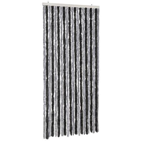 Tenda Antimosche Grigia E Nera 90x220 Cm In Ciniglia - Foto 2