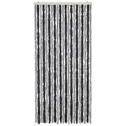 Tenda Antimosche Grigia E Nera 90x220 Cm In Ciniglia - Foto 3