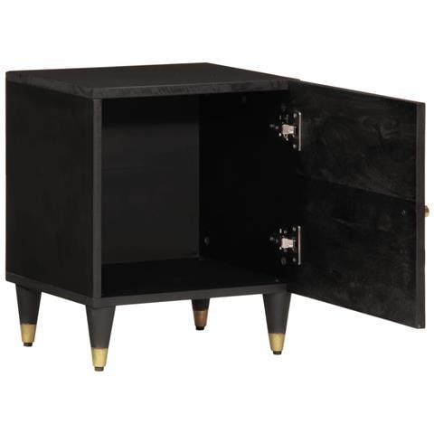 Comodini 2pz 40x33x46 Cm In Legno Massello Di Mango - Foto 3