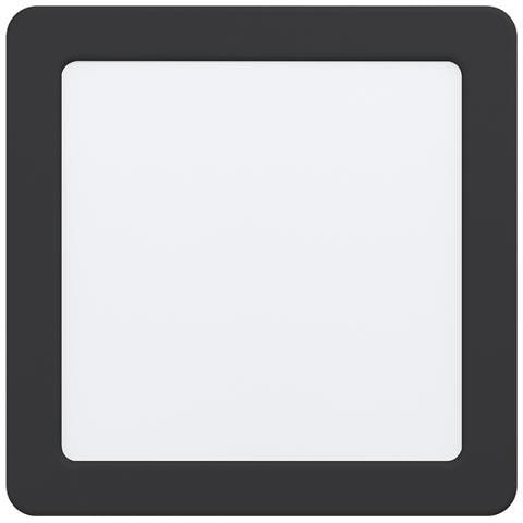 Faretto Ad Incasso Moderno Fueva 5 Acciaio Nero Led Integrato 11w 4000k Ip20 - Foto 1