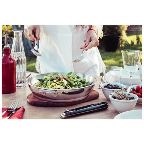 Set Di 2 Padelle In Acciaio Inox 24 E 28 Cm + Manico - 012138600003 - Foto 4