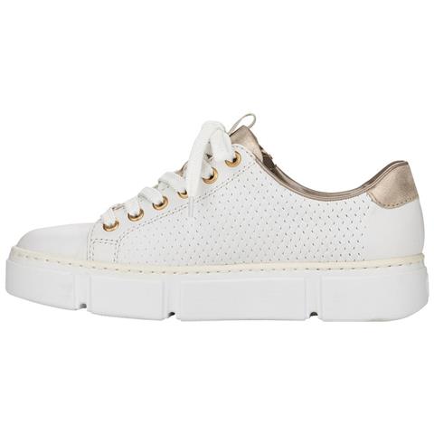 Hartweiss Casual Closed Shoes Scarpe Basse Pelle Scarpe Donna Bianco Eu 36, N5932-80 - Foto 3