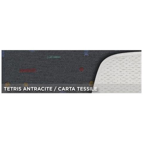 Coprisedili Anteriori Universali Tanga Doubleface Cotone Tetris Antracite/carta Tessile - Foto 2