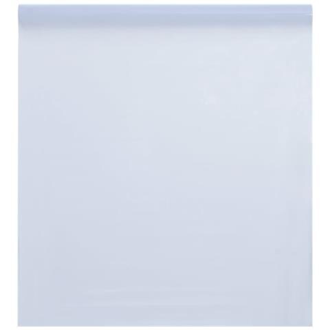 Pellicola Statica Smerigliata Bianco Trasparente 45x1000 Cm Pvc - Foto 1