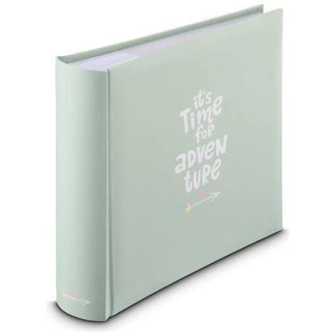 Good Things Album Fotografico E Portalistino Verde 200 Fogli 10 X 15 Rilegatura Del Libro - Foto 1