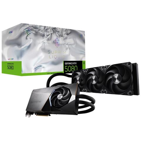 Suprim Geforce Rtx 5080 16g Liquid Soc Scheda Video Nvidia 16 Gb Gddr7 - Foto 1