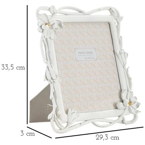 Portafoto Olistic 12 - Bianco - Poliresina - 29,3x3x33,5 Cm - Foto 6