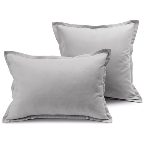 Cuscino Modern Modern In Microfibra Colore Grigio Misura Cm 60x40 - Foto 2