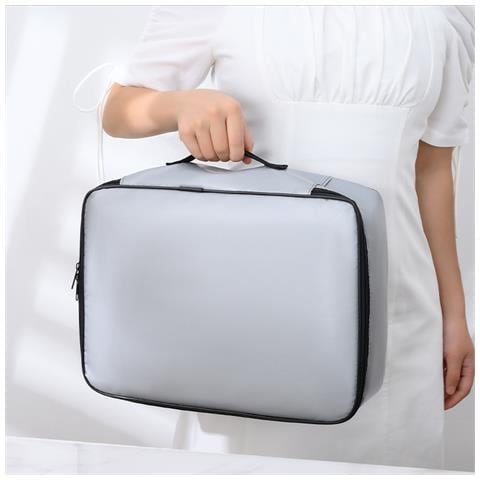 Borsa Portadocumenti Ignifuga, A Tre Strati Con Chiusura Di Sicurezza Grey - Foto 2