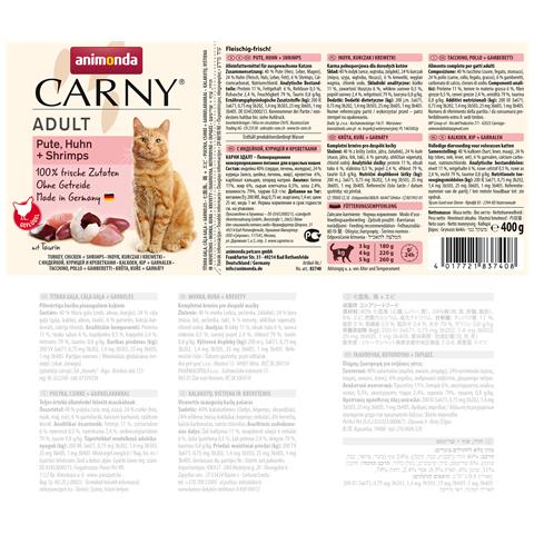 Carny turkey, chicken + shrimps 400 g - Foto 2