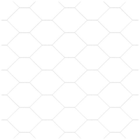 Recinzione Esagonale  1.5x10 m Acciaio Galvanizzato, Pali per Recinzione  con Punta 7 pz Ø32 mm 170 cm Acciaio Galvanizzato - Foto 9