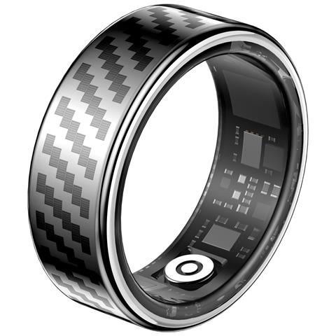 Anello Intelligente Rwfit: Monitoraggio Del Sonno, Frequenza Cardiaca E Fitness, Impermeabile Fino A 50m Silver 9 - Foto 1