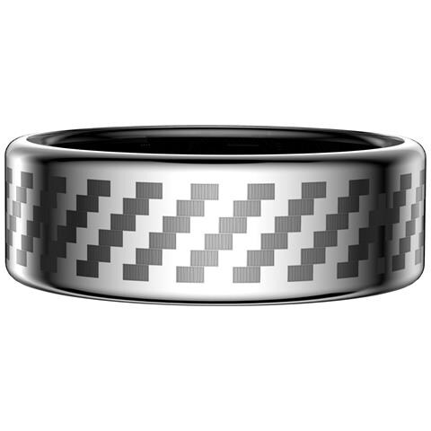 Anello Intelligente Rwfit: Monitoraggio Del Sonno, Frequenza Cardiaca E Fitness, Impermeabile Fino A 50m Silver 9 - Foto 2