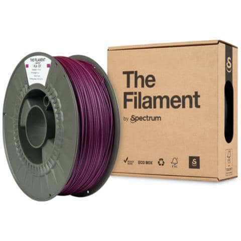 TF-24097 materiale di stampa 3D acido polilattico-fibra di carbonio (PLA-CF) Viola 1 kg - Foto 1