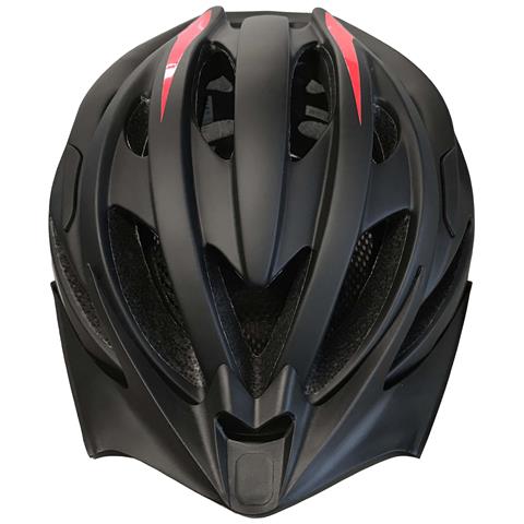 Casco B-race Granith In-mold Nero /rosso M 54/58 - Foto 1