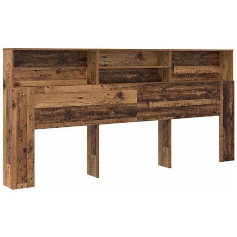 Testata del letto Legno vecchio 220 x 19 x 101.5 cm - Foto 1