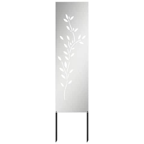 Pannello Decorativo da Giardino Altro Argento 32 x 140 cm - Foto 1