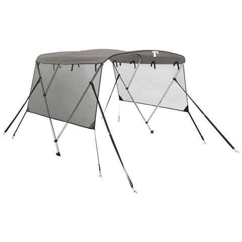 Bimini di Prua Pareti Laterali Rete 3 Archi 183x(154-167)x137cm - Foto 1
