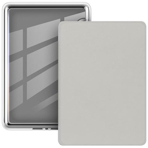 Custodia Protettiva In Acrilico Trasparente Con Funzione Sleep/wake Magnetica Per Kindle Paperwhite 558 Grey - Foto 1