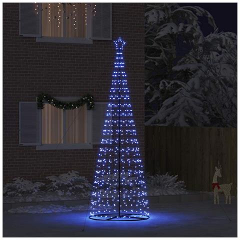 Albero di Natale LED con 800 LED con supporto Blu 400 cm Ferro - Foto 2