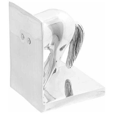 Fermalibri 2 pcs Argento 11 x 14 x 25 cm Alluminio - Foto 2