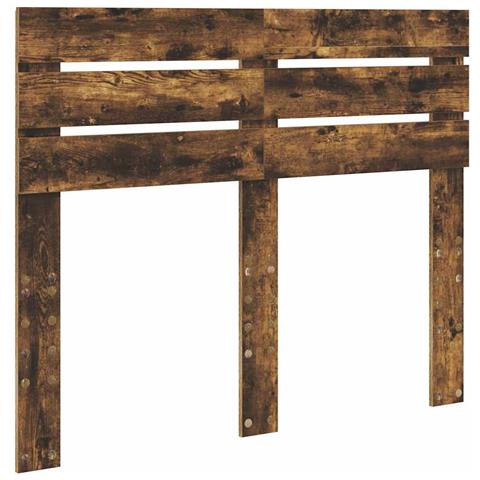 Testiera con testiera Rovere fumé 120 cm Legno multistrato - Foto 1