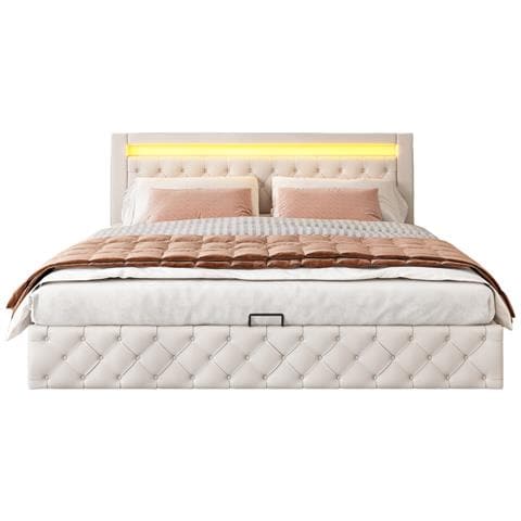 Letto Con Rivestimento In Pu E Doghe Che Riducono Il Rumore - Foto 1