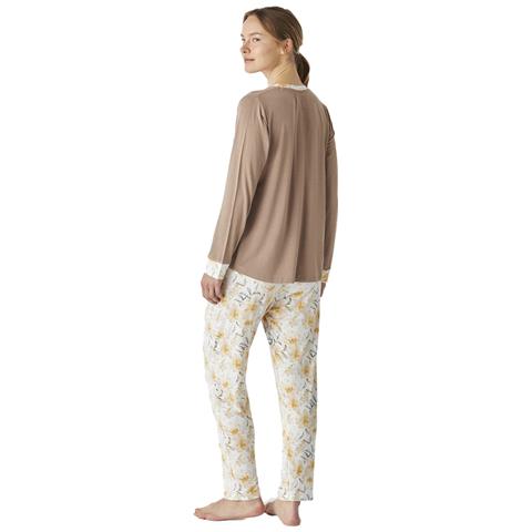 Pigiama Donna Stampato A Maniche Lunghe Jjbep1301 - Foto 3