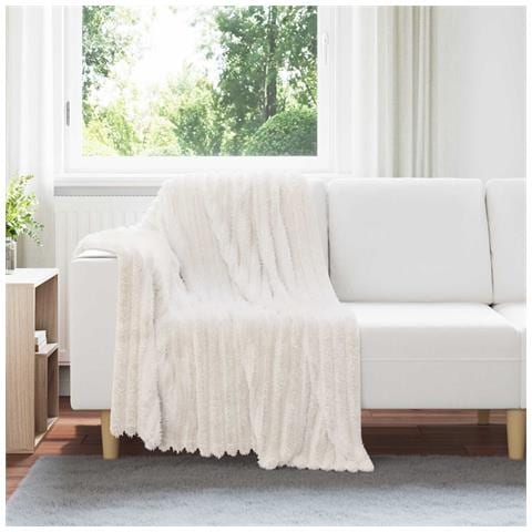 Coperte da Pile 6 pcs Crema 150 x 130 cm Panno - Foto 2
