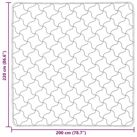Duvet Estivo Rosa 200 x 220 cm Microfibra e Fleece Teddy - Foto 9